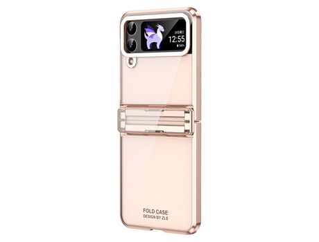 Funda para Samsung Galaxy Z Flip 4 5G Piel Sintética Rosa