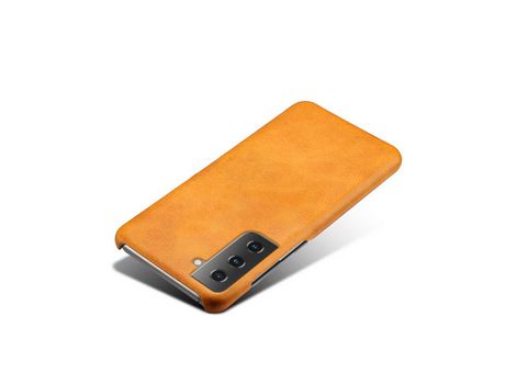 Funda para Samsung Galaxy S21 5G/S21+ KSQ Piel Sintética Naranja