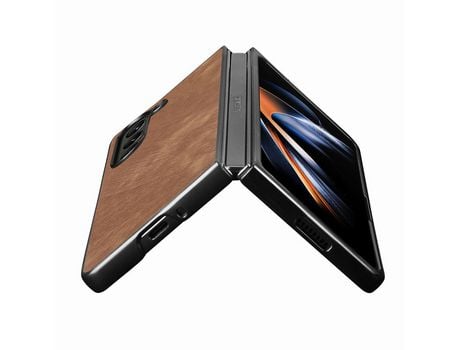 Funda para Samsung Galaxy Z Fold 5 5G Piel Sintética Marrón