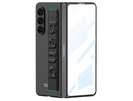 Funda para Samsung Galaxy Z Fold 5 5G GKK Piel Sintética Negro