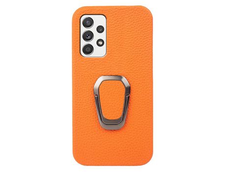 Funda para Samsung Galaxy A52/A52 5G Piel Sintética Amarillo