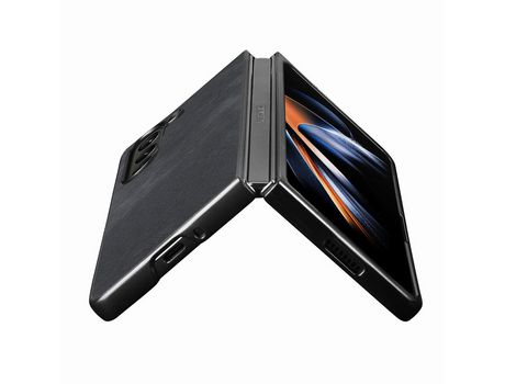 Funda para Samsung Galaxy Z Fold 5 5G Piel Sintética Negro