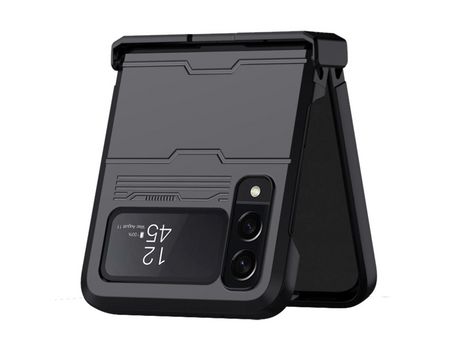Funda para Samsung Galaxy Z Flip 4 5G Piel Sintética Negro