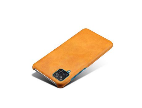 Funda para Samsung Galaxy A12 KSQ Piel Sintética Naranja