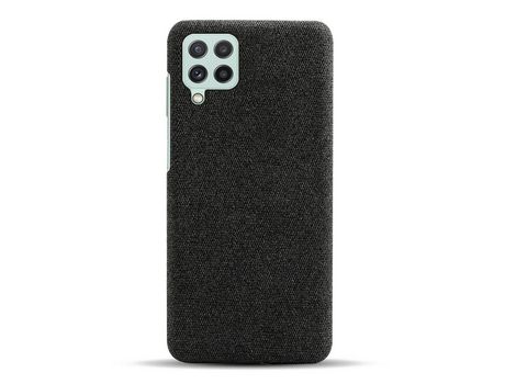 Funda para Samsung Galaxy A22 KSQ Piel Sintética Negro