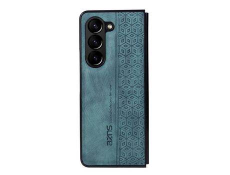 Funda para Samsung Galaxy Z Fold 5 5G AZNS Piel Sintética Verde
