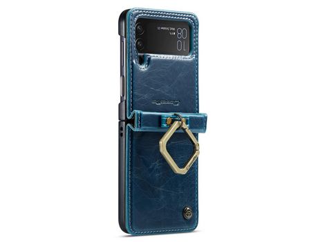 Funda para Samsung Galaxy Z Flip 4 5G Piel Sintética Azul