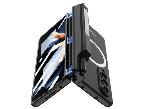 Funda para Samsung Galaxy Z Fold 4 5G GKK Piel Sintética Verde