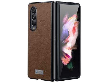 Funda para Samsung Galaxy Z Fold 4 5G SULADA Piel Sintética Marrón