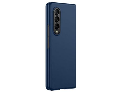 Funda para Samsung Galaxy Z Fold 4 5G Piel Sintética Azul
