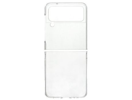 Funda para Samsung Galaxy Z Flip 4 5G Piel Sintética Transparente