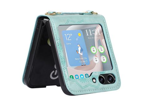 Funda para Samsung Galaxy Z Flip 5 5G Piel Sintética Multicolor