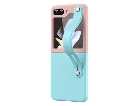 Funda para Samsung Galaxy Z Flip 5 5G Piel Sintética Blanco