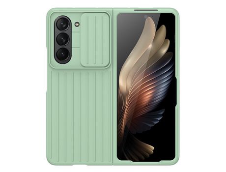 Funda para Samsung Galaxy Z Fold 5 5G Piel Sintética Verde