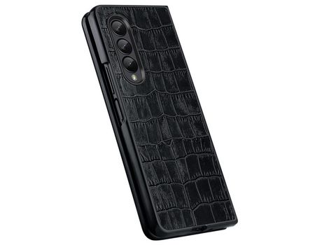 Funda para Samsung Galaxy Z Fold 4 5G Piel Sintética Negro