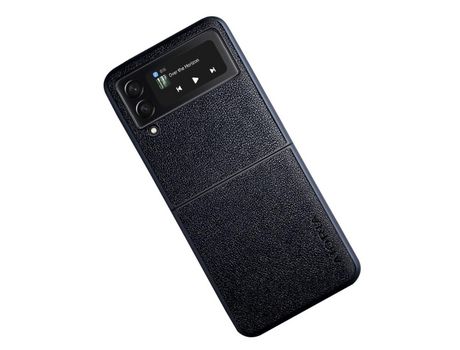 Funda para Samsung Galaxy Z Flip 3 5G AIORIA Piel Sintética Negro