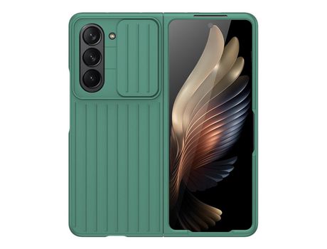 Funda para Samsung Galaxy Z Fold 5 5G Piel Sintética Verde
