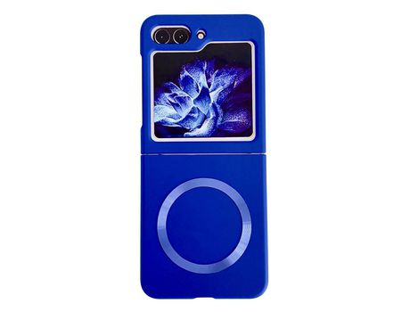 Funda para Samsung Galaxy Z Flip 5 5G Piel Sintética Azul