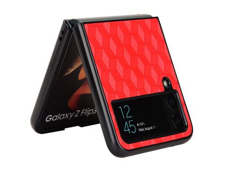 Funda para Samsung Galaxy Z Flip 4 5G Piel Sintética Multicolor