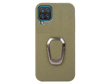 Funda para Samsung Galaxy A12 Piel Sintética Verde
