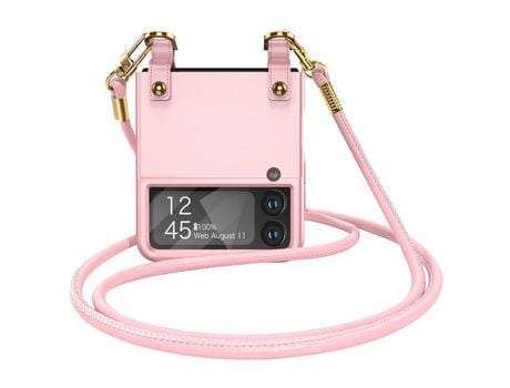 Funda para Samsung Galaxy Z Flip 4 5G GKK Piel Sintética Rosa
