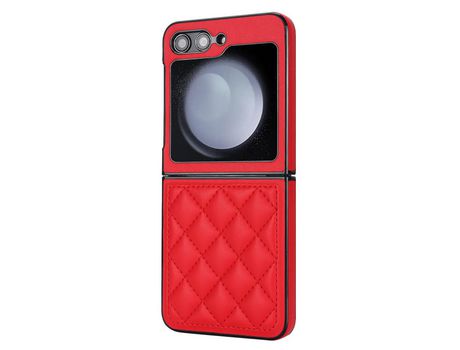 Funda para Samsung Galaxy Z Flip 5 5G Piel Sintética Rojo