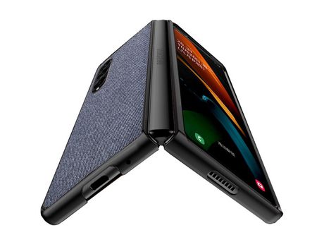 Funda para Samsung Galaxy Z Fold 4 5G Piel Sintética Beige