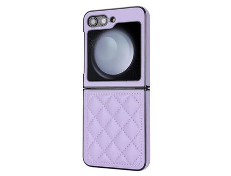 Funda para Samsung Galaxy Z Flip 5 5G Piel Sintética Morado