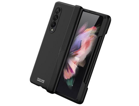 Funda para Samsung Galaxy Z Fold 3 5G GKK Piel Sintética Negro