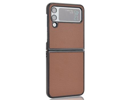 Funda para Samsung Galaxy Z Flip 3 5G Marrón