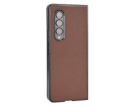 Funda para Samsung Galaxy Z Fold 4 5G Piel Sintética Marrón
