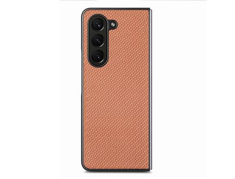 Funda para Samsung Galaxy Z Fold 5 5G JUNSUNMAY Marrón