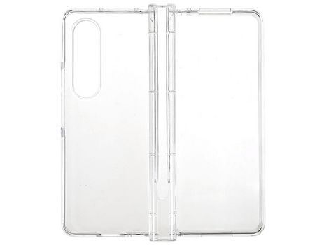 Funda para Samsung Galaxy Z Fold 4 5G Piel Sintética Transparente
