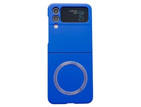Funda para Samsung Galaxy Z Flip 4 5G Piel Sintética Azul