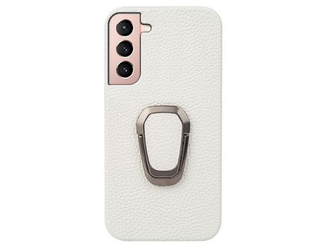 Funda para Samsung Galaxy S21 5G/S21+ Piel Sintética Blanco