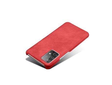Funda para Samsung Galaxy A52/A52 5G KSQ Piel Sintética Rojo