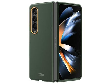 Funda para Samsung Galaxy Z Fold 4 5G Piel Sintética Verde