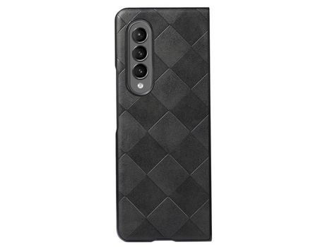 Funda para Samsung Galaxy Z Fold 4 5G Piel Sintética Negro