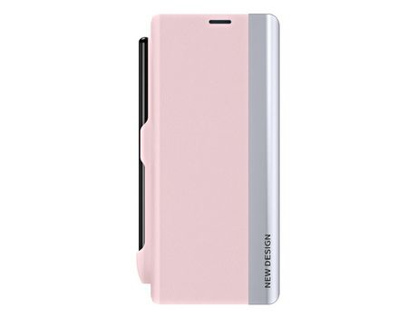 Funda para Samsung Galaxy Z Fold 3 5G Piel Sintética Rosa