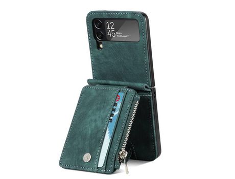 Funda para Samsung Galaxy Z Flip 4 5G Retro Verde