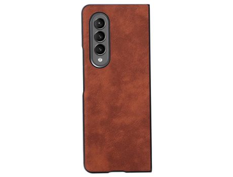 Funda para Samsung Galaxy Z Fold 3 5G Piel Sintética Marrón