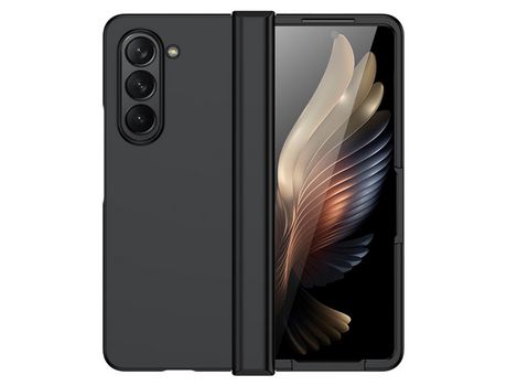 Funda para Samsung Galaxy Z Fold 5 5G Piel Sintética Negro
