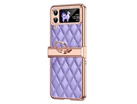 Funda para Samsung Galaxy Z Flip 4 5G Piel Sintética Multicolor