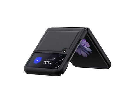 Funda para Samsung Galaxy Z Flip 3 5G Piel Sintética Negro
