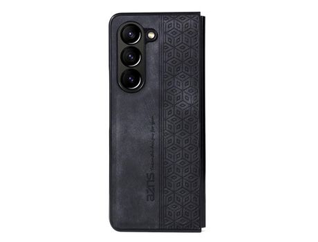 Funda para Samsung Galaxy Z Fold 5 5G AZNS Piel Sintética Negro