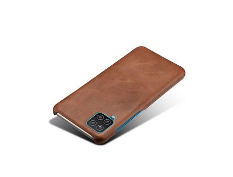 Funda para Samsung Galaxy A12 KSQ Piel Sintética Marrón