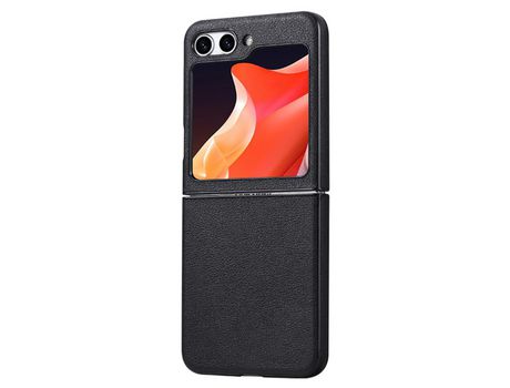 Funda para Samsung Galaxy Z Flip 5 5G Piel Sintética Negro