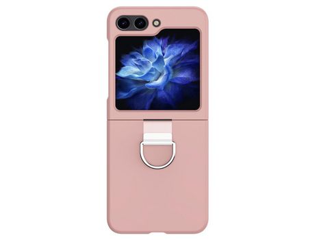 Funda para Samsung Galaxy Z Flip 5 5G Piel Sintética Rosa