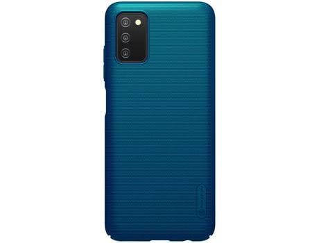Funda para Samsung Galaxy A03 NILLKIN Piel Sintética Azul