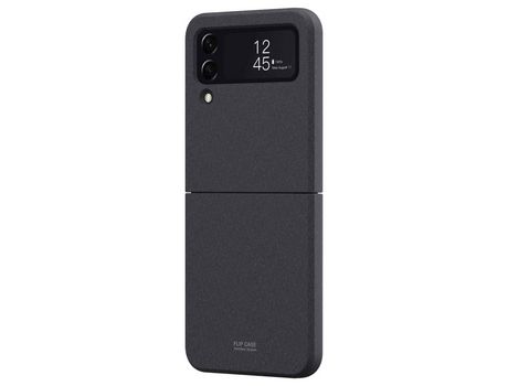 Funda para Samsung Galaxy Z Flip 4 5G Piel Sintética Negro